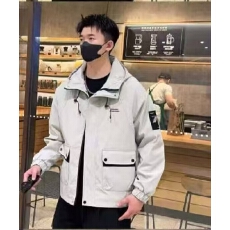 批发实拍新款春<b class='q'>秋</b>季纯色简约大方百搭青少年男士休闲夹克连帽外套