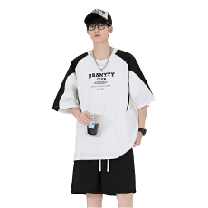 批发夏季新款运动套<b class='q'>装</b>男宽松体考锻炼短袖<b class='q'>T</b><b class='q'>恤</b>跑步健身服透气两件套