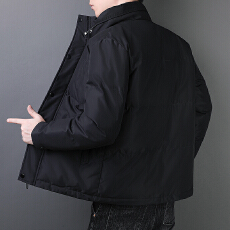 批发冬季棉衣男<b class='q'>潮</b>流宽松立领羽绒棉服休闲时尚保暖中青年棉袄