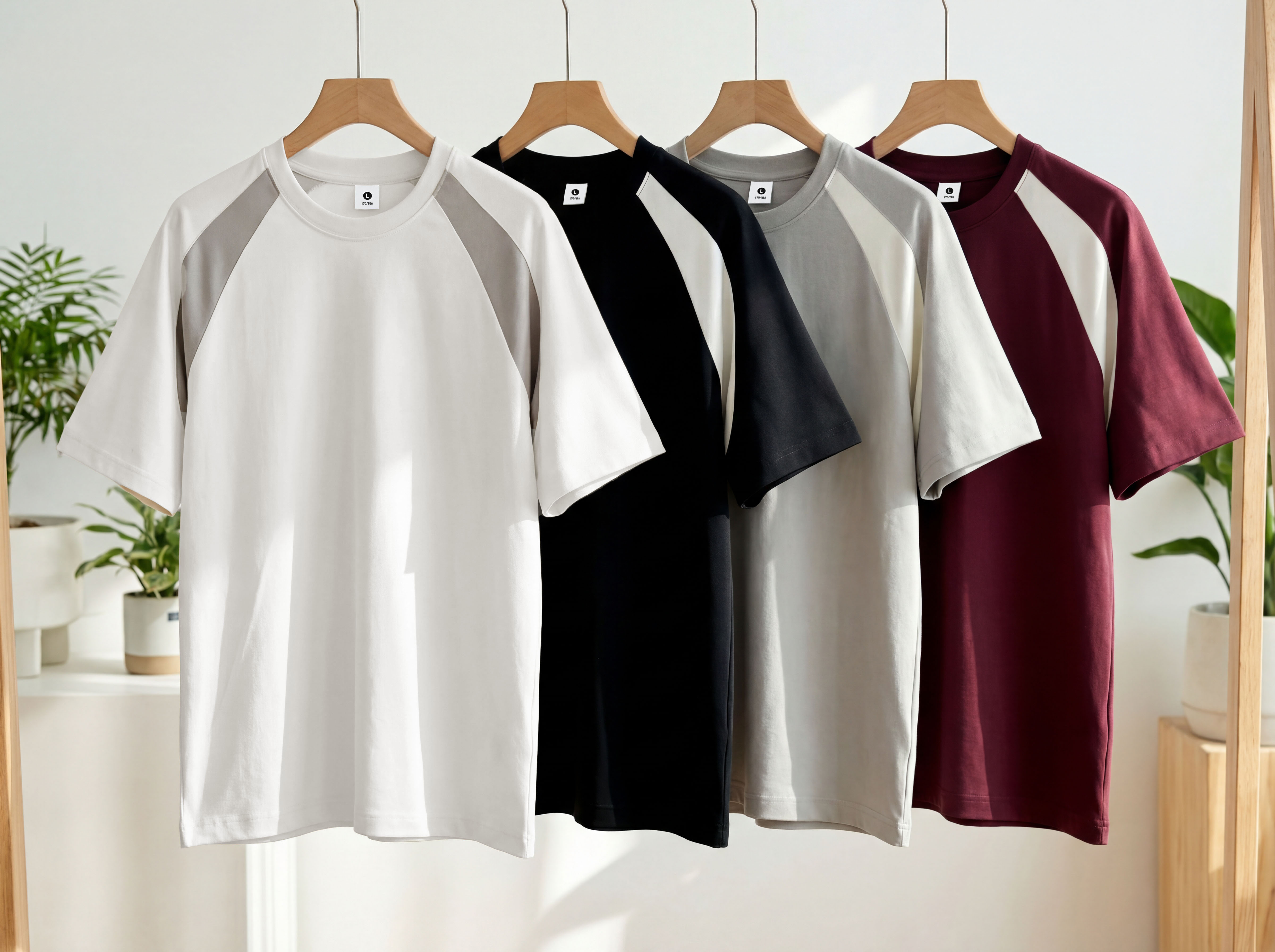 높은 품질 면 230 크 로마 실광택 양면 천 조수 브랜드 루즈핏 편안함 통기성 캐주얼 반팔 면 t