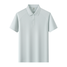 高品质含香冰丝科技珠花10A级抗菌冰感吸湿排汗商务polo短袖