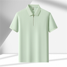 批发高品质棉感双股珠地珠10A级抗菌冰感吸湿排汗<b class='q'>商务</b>polo短袖