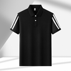 批发高品质棉感双股珠地珠10A级抗菌冰感吸湿排汗<b class='q'>商务</b>polo短袖
