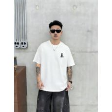 批发高品质棉亲肤透气青少年潮版印花<b class='q'>t</b>罗马丝光棉潮牌休闲宽松<b class='q'>T</b><b class='q'>恤</b>