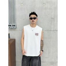 棉亲肤透气青少年潮版印花t罗马丝光棉潮牌休闲宽松T恤背心