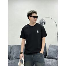 高品质棉亲肤透气青少年潮版印花t罗马丝光棉潮牌休闲宽松T恤