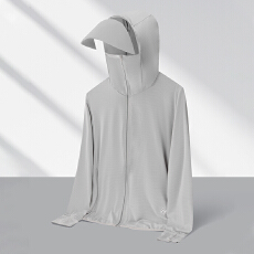 批发夏季<b class='q'>男</b>女同款情侣款带护目防晒服潮流少女款防紫外线皮肤衣外套