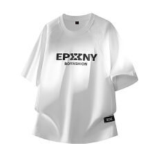 批发新款大码立体发泡字母印花短袖<b class='q'>男</b>美式潮流舒适休闲圆领<b class='q'>T</b><b class='q'>恤</b>