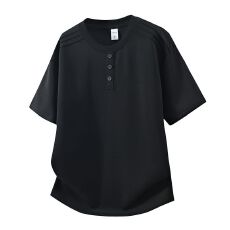 批发国潮牌美式<b class='q'>休闲</b>短袖t恤男夏季纯棉重磅宽松圆领百搭上衣男款半袖