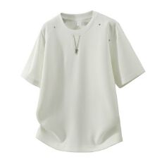批发短袖t恤男士夏季新款纯棉宽松<b class='q'>休闲</b>上衣服青少年潮流半袖体恤