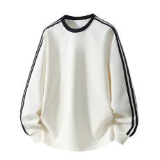 批发新款秋季棉质美式圆领<b class='q'>卫衣</b>宽松套头情侣款长袖休闲打底<b class='q'>卫衣</b>
