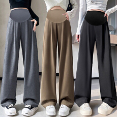 批发<b class='q'>孕妇</b><b class='q'>裤子</b>秋季2025新款外穿西装阔腿裤<b class='q'>大码</b>宽松百搭直筒裤垂感长裤