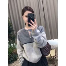 批发巨好看撞色毛衣女早秋2025新款韩系穿搭慵懒外穿<b class='q'>针织</b>衫设计感上衣