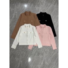 批发韩系小香风立领拉链针织开衫女秋季显瘦百搭<b class='q'>修身</b>短款气质长袖<b class='q'>外套</b>