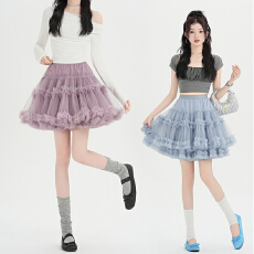 批发实拍2026纱裙蓬蓬公主短裙芭蕾蛋糕裙女半身a字裙防走光内<b class='q'>衬裙</b>子