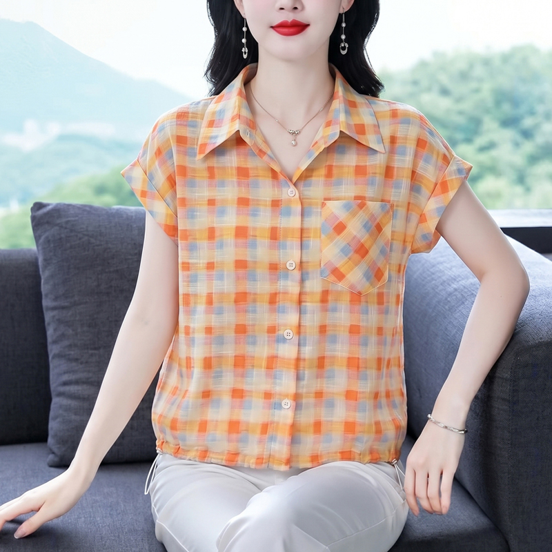 고유 한 슈퍼 잘 생긴 반팔 셔츠 여성 작은 맨위 2026 올해 인기 ~ 중 새로운 여름 드레스 슈퍼 화재 연령 감소 셔츠