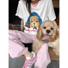 批发官图 21支纯棉-210克100%棉 2026年春夏装短袖T恤女韩版印花