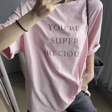 批发官图 21支纯棉-210克100%棉 2026年春夏装短袖T恤女韩版印花