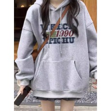 批发官图 实价 仿棉华棉复合-薄款310g加绒400g 连帽卫衣<b class='q'>女</b>秋冬装跨境