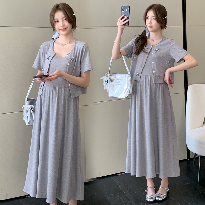 실사 미니멀리즘 2 세트 빅 사이즈 캐주얼 세트