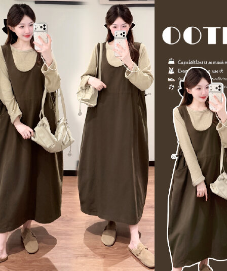 실사 미니멀리즘 2 세트 빅 사이즈 캐주얼 세트