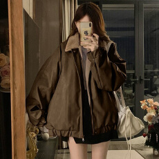 批发实拍超巨好看夹棉厚外套女冬季新款冬装韩系独特漂亮减龄pu皮上衣