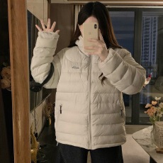 批发排骨羽绒棉服<b class='q'>女</b>2025新款轻薄短款加厚显瘦韩版连帽外套潮