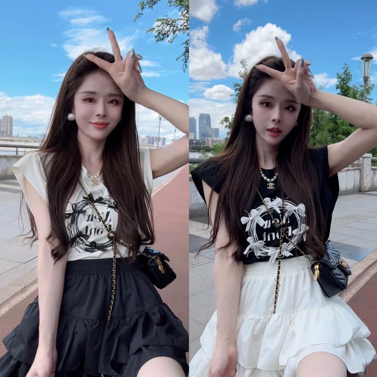 纯棉夏装女小飞袖T恤时尚洋气显瘦时尚短款上衣 服裝批發女裝批發服飾貨源 服裝批發女裝批發服飾貨源