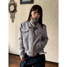 批发原版加绒加厚面料 美式立领机车服冬季加绒加厚短棉衣外套<b class='q'>男</b>女