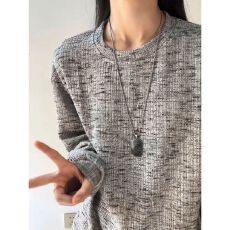 批发官图长袖<b class='q'>t</b><b class='q'>恤</b>打底衫男女装薄款秋小香风美式复古扎染宽松圆领上衣