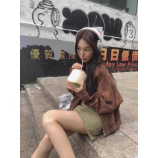 批发美式复古麂皮绒外套女2025春秋季爆款小个子高级感<b class='q'>短款</b>夹克上衣潮