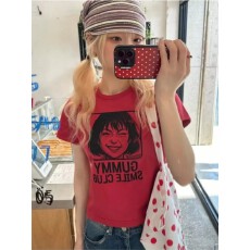 批发1*1纯棉 常规款 正肩短袖 高弹力新款夏季修身显瘦洋气上衣