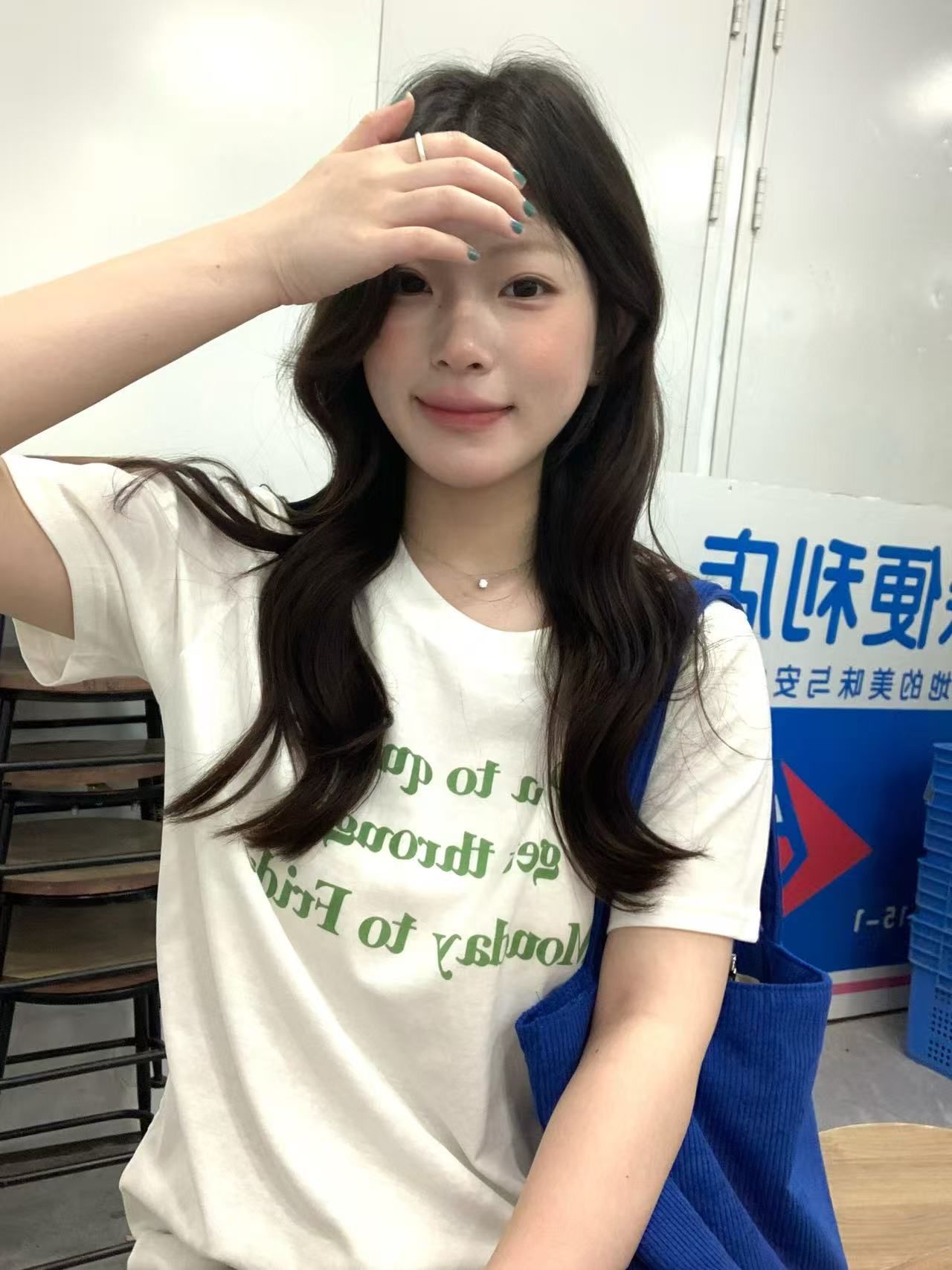 40 220 그램 빗질하다 92 면 8 암모니아 Lun 이후 패키지 칼라 몸매 가꾸기 슬림해 보이는 긍정적 인 어깨 반팔 티셔츠 여성