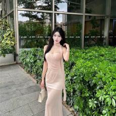批发生日<b class='q'>小礼服</b>抹胸连衣裙女2026夏季网纱纯欲包臀长裙修身包臀裙子