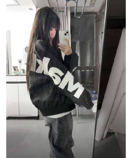 작은 옥스포드 복합 막대기 가죽 자수 아메리칸 거리 알파벳 자수 플라잉 재킷 봄 남녀 야구 재킷