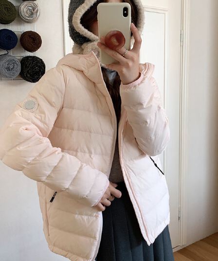 갈비 살 아래 면화 의류 여성 짧은 얇고 가벼운 완장 새로운 한국 스타일 캐주얼 가을 겨울철 후드 재킷 트렌디 2026