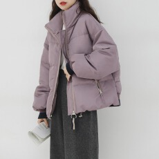批发羽绒棉服女短款2026年冬季新款爆款学生面包服廓形高领小个子外套