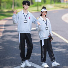 批发出货中实拍学院高初小情侣秋<b class='q'>冬</b>装夹克卫衣学生班服校服运动会套装