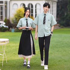 批发实拍情侣装短袖初高中生运动会学院风学生<b class='q'>班</b><b class='q'>服</b><b class='q'>定制</b>套装