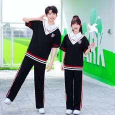 批发出货中 实拍2026新款夏季高中小学生运动会演出班服校服