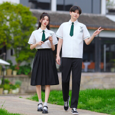 批发实拍出货中2026夏款<b class='q'>衬衣</b>套装马甲三件套学生毕业季班服