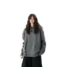 批发温柔风针织<b class='q'>连衣裙</b>套装女泡泡袖衬衫减龄氛围感两件套百搭显瘦长款