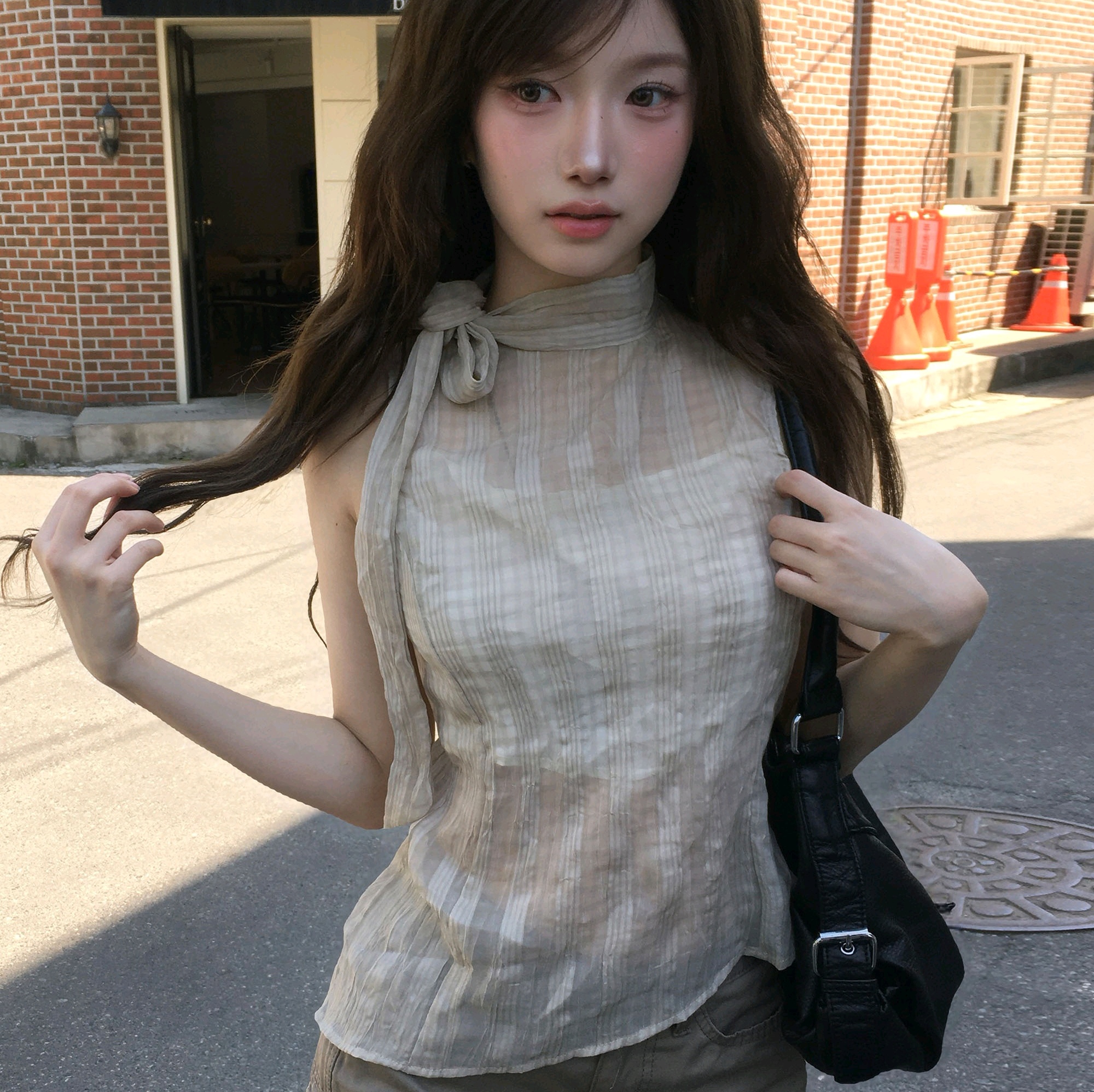 여성 2026 년 여름 새로운 프랑스식 디자인 센스 작은 대중 패션 품격 여성 의류