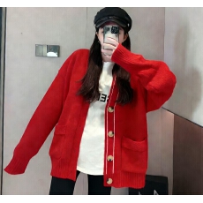 批发女装秋新款学生韩版口袋毛衣外套女宽松V领长袖外搭<b class='q'>针织</b><b class='q'>开衫</b>