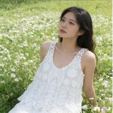 批发设计感镂空针织马甲女<b class='q'>无袖</b><b class='q'>背心</b>薄款外搭冰丝时尚上衣