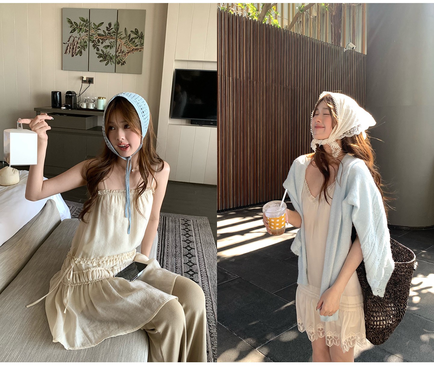 im ~까지 이슬 생각하기 같은 단락 라이 경기 서울 3 차원 주름 프릴 슬립 드레스 부드러운 도루 센스 마이크로 a 드레스