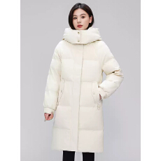 批发高档羽绒棉服女<b class='q'>中长款</b>2025冬季新款气质时尚加厚保暖显瘦女款外套