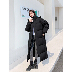 批发白鸭绒2025年新款情侣中戏女装长款<b class='q'>羽绒服</b><b class='q'>男</b>女长款过膝加厚冬季潮