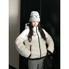 批发韩版修身显瘦连帽短款棉衣女2025年冬季新款棉服保暖面包服外套