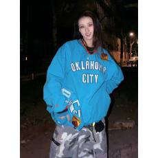 批发原版塔丝隆锦纶面料原版绣花做工雷霆亚历山大球衣2026春<b class='q'>新款</b>男女